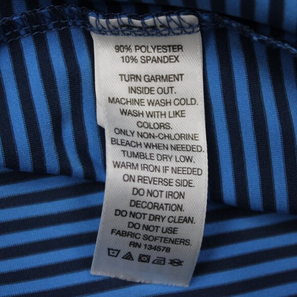 Vineyard Vines Polo Shirt Men XL Blue Polyester Stretch Performance S/S Pullover - Picture 9 of 14